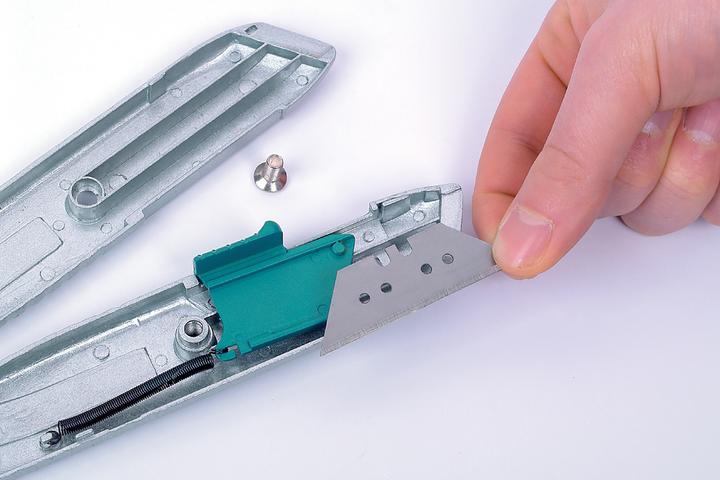 Produktbild wolfcraft 1 Sicherheitsmesser aus Metall (Cutter)