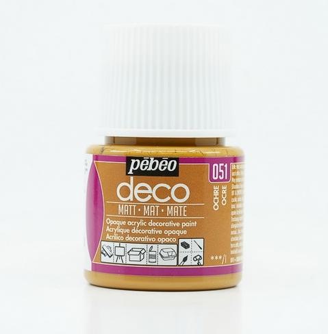 Produktbild Pebeo Deco Matte Acrylfarben (Ocker, 45 ml)