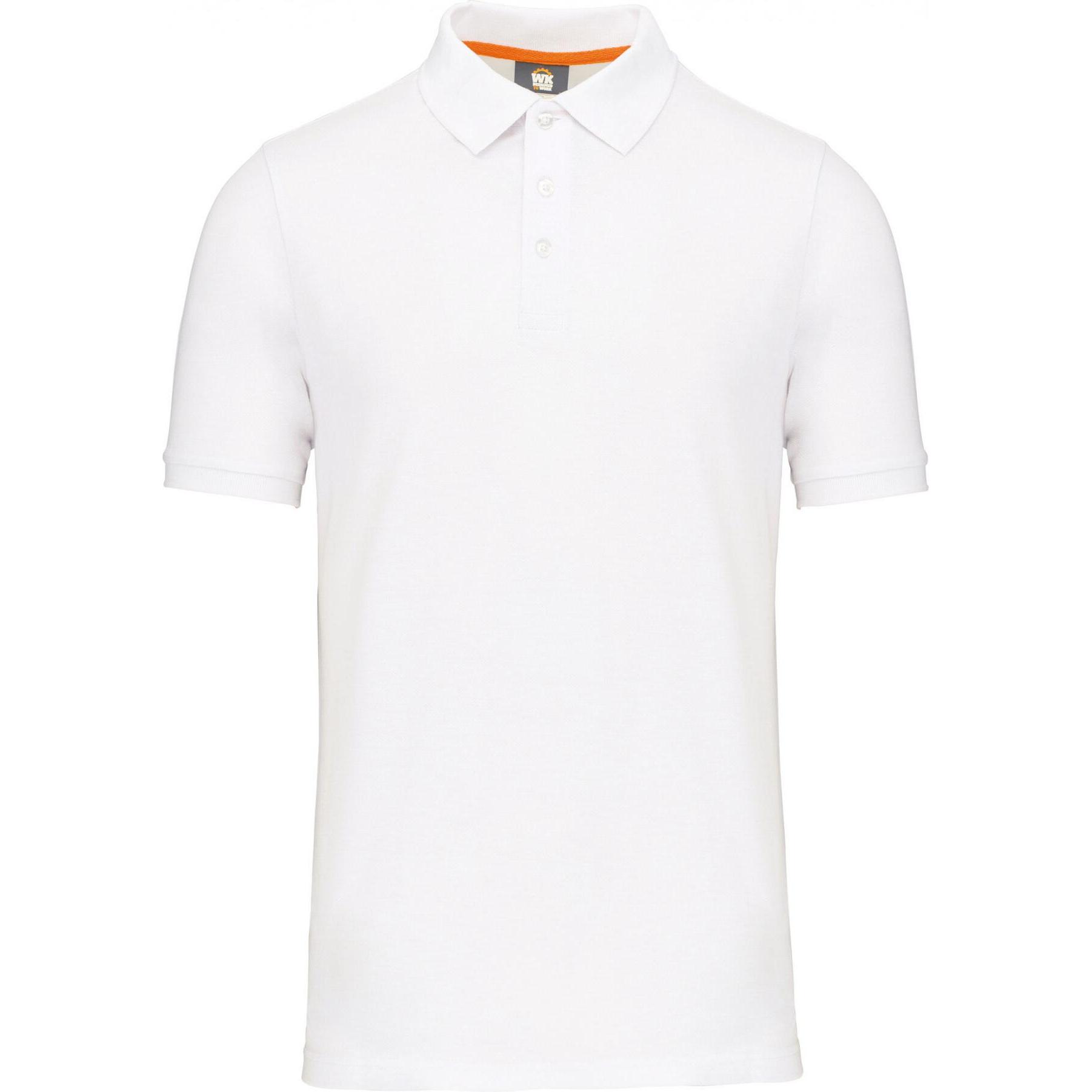 Kariban, Herren, Shirt, Ökologisch verantwortliches Polo-Shirt, Weiss, (M)