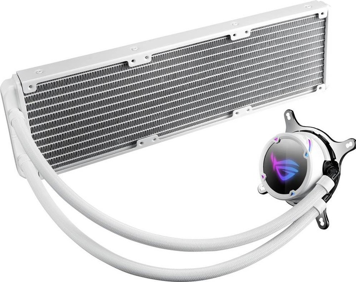 Actual product image ASUS ROG Strix LC 360 RGB White Edition Complete water cooling