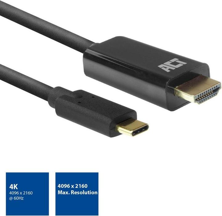 Actual product image USB C — HDMI (Typ A) (2 m, HDMI, 1.4)