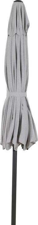 Actual product image Siena Garden Bosco centre pole parasol anthracite/light grey Ø 300 cm (3 m)