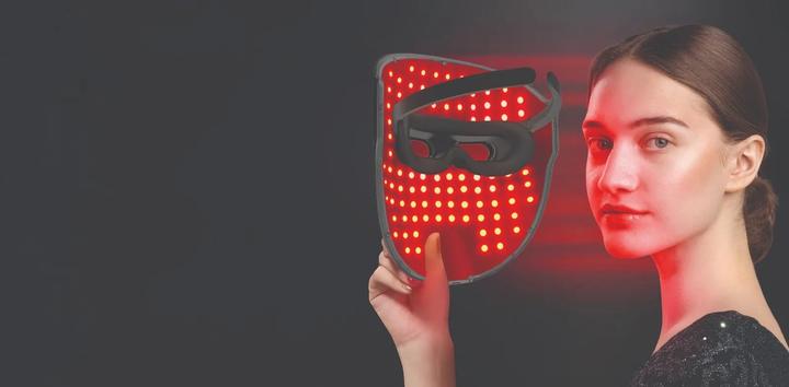 Actual product image Porodo Gesichtsmaske Licht Behandlung 400mAH - Schwarz