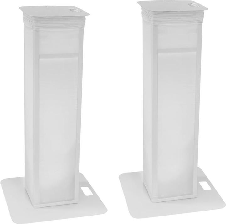 Eurolite 2x Stage Stand variable incl. cover and bag, white
