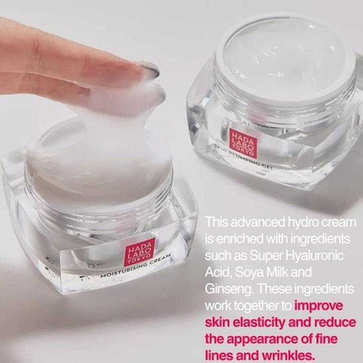 Actual product image Hada Labo Red Oval V-Lift Anti-Wrinkle Day and Night Cream (50 ml)