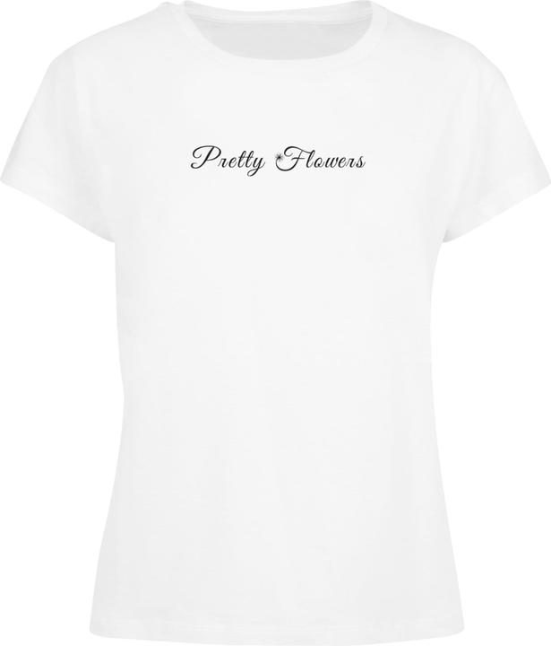Merchcode Ladies Pretty Flowers - Box Tee - 118669 (5XL)