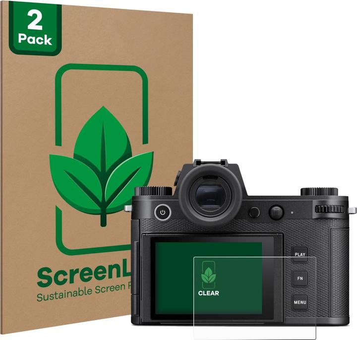 ScreenLeaf Schutzfolie nachhaltiger Displayschutz Displayschutzfolie Folie Klar Transparent (Displayschutz)