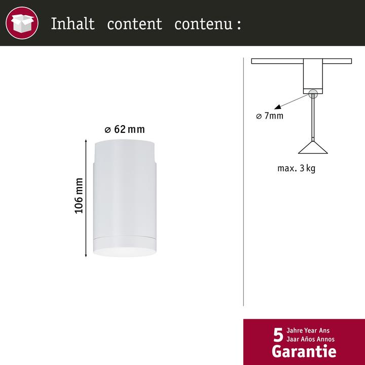 Actual product image Paulmann URail Universal Adapter