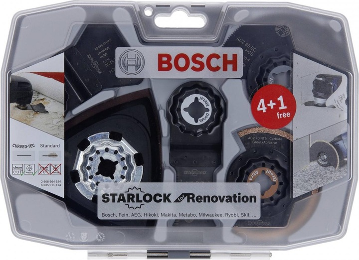 Produktbild Bosch Professional Zubehör Starlock Set für Renovierungsarbeiten, Expert for Wood Schleifblatt