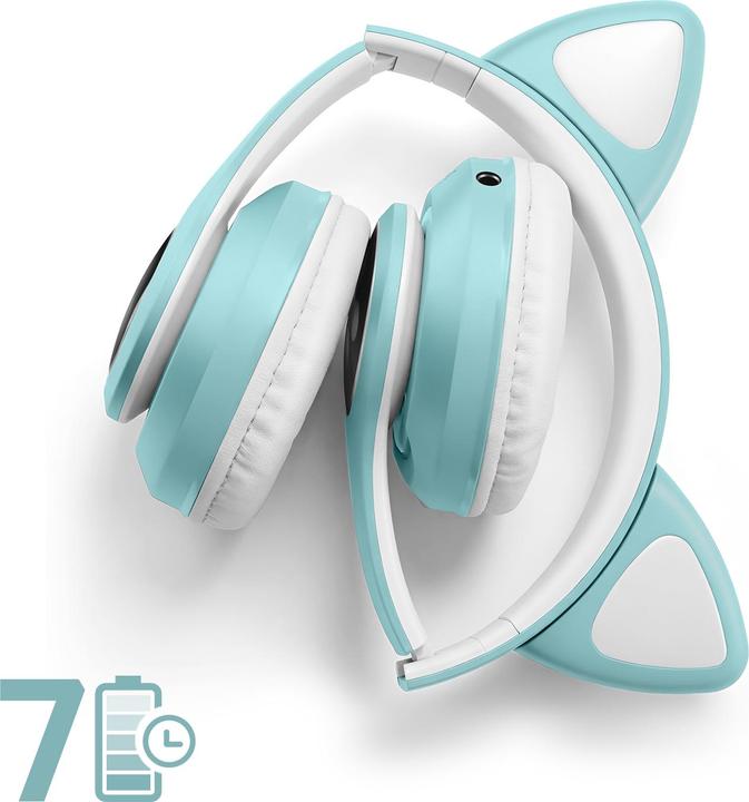 Produktbild Avizar Bluetooth Kinderkopfhörer Katzenohren