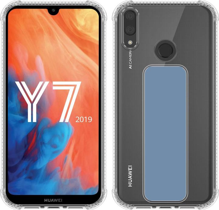 Actual product image Cadorabo Case for Huawei Y7 2019 / Y7 PRIME 2019 in TPU with holder LM167 Style (Huawei Y7 (2019), Huawei Y7 Prime (2019))