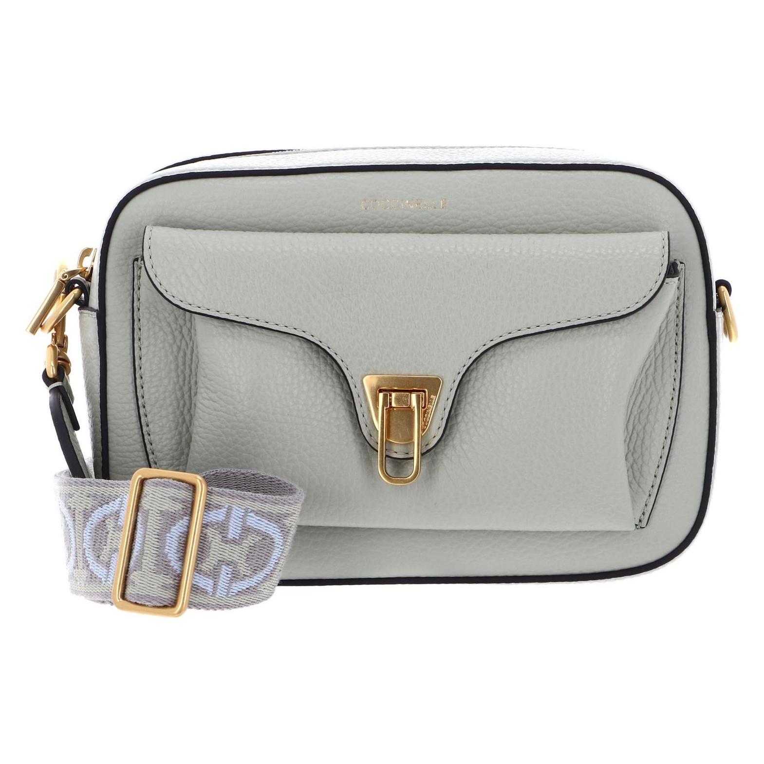 Coccinelle, Damen, Handtasche, Beat Soft Ribb Crossbody Bag Grained Leather, Grün