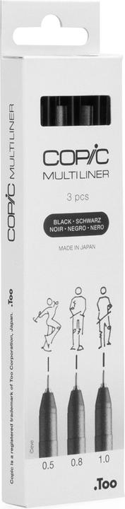 Image du produit Copic Multiliner (Noir, 3 x)