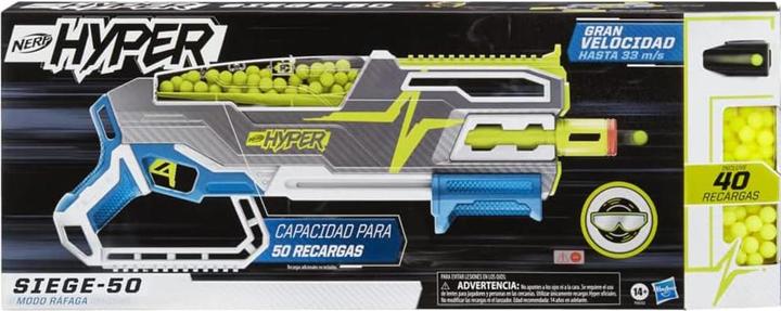 Produktbild Nerf Pump-Action Blaster Hyper Siege-50 33mps Grau