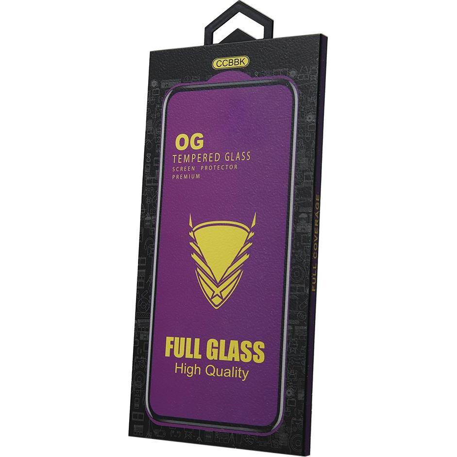 OEM Gehärtetes Glas OG Premium für iPhone XR / 11 schwarzer Rahmen (Display, 11, iPhone XR), Mobilgerät Ersatzteile, Sch...