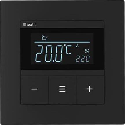 Actual product image Heatit Pro Thermostat (Black Matt)