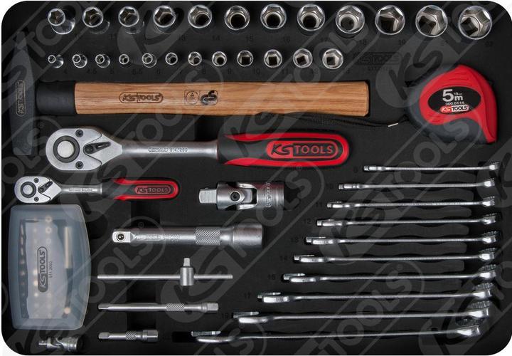 Immagine prodotto KS Tools 1/4 + 1/2“ Elektriker-Werkzeugkoffer. 128-tlg. (128 pezzi)