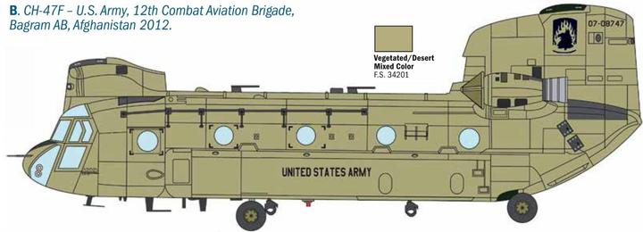 Produktbild Italeri 1:48 CHINOOK HC.2 CH-47F