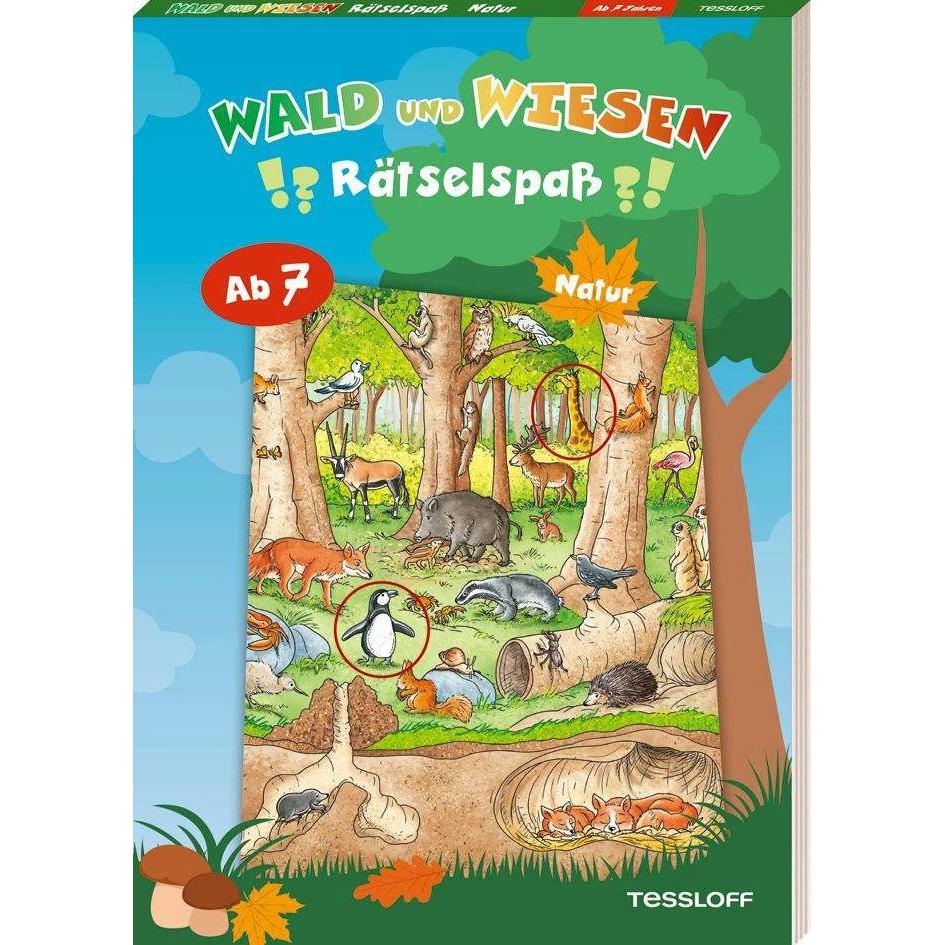 Wald-und-Wiesen-Rätselspass. Natur, Kinderbücher von Stefan Lohr