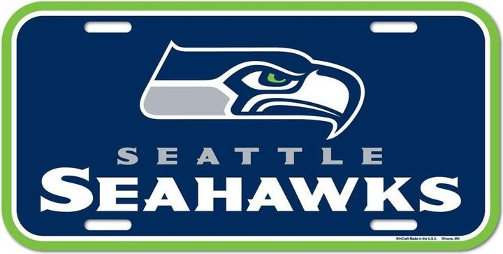 NFL Seattle Seahawks Nummernschild