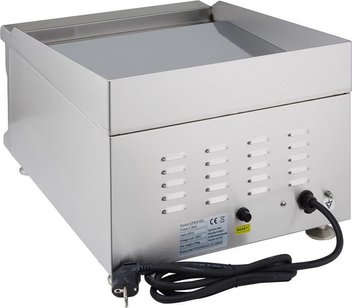 Produktbild Gastro Hero Elektro-Grillplatte Eco glatt, verchromt - Tischgerät