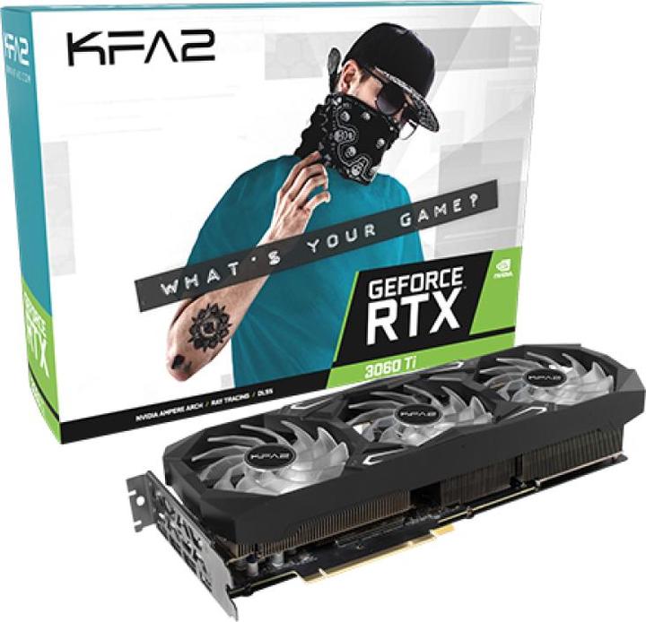Actual product image KFA2 GeForce RTX 3060 Ti Plus SG OC V2 (8 GB)