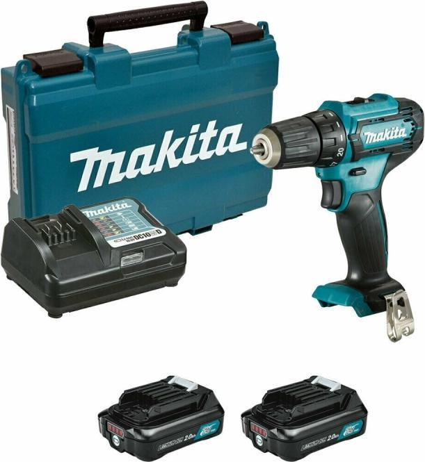 Actual product image Makita Cordless drill driver DF333DWAE 10.8V 2x2.0Ah (Rechargeable battery operated)