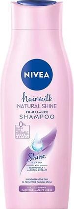 Actual product image NIVEA Hairmilk Natural Shine Milky Shine Trigger Shampoo 400ml (400 ml)