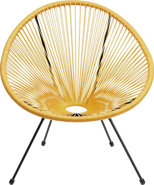 Image du produit Designlife Fauteuil Acapulco jaune