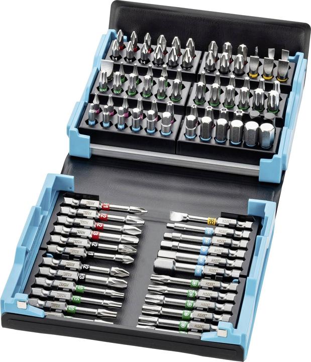 Productafbeelding HAZET Bit-assortiment SmartCase 2200SC-3 96-delig sleuf/PH/PZD/TX/TX w.tang/binnen-6Kt. (Schroefgleuf, Cross Phillips PH, Zeskantbus TX, Inbus)