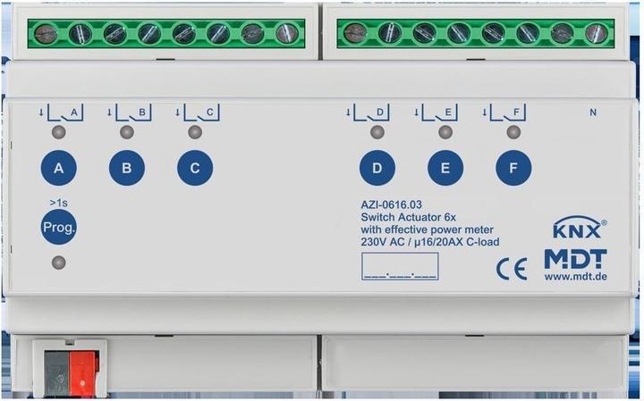 Actual product image MDT AZI-0616.03 (Switch actuator)