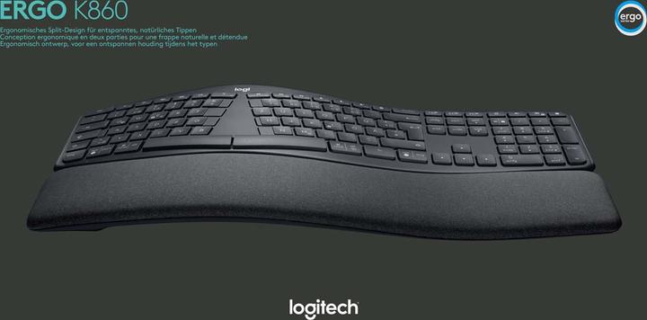 Image du produit Logitech Ergo K860 (DE, Sans fil)
