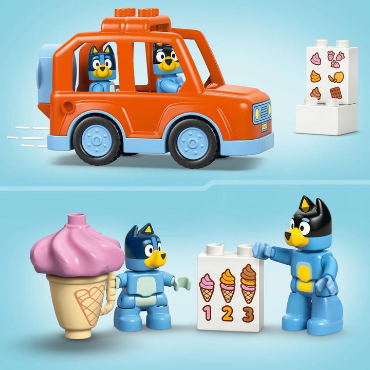 Image du produit LEGO Excursion chez le glacier avec Bluey (10458)