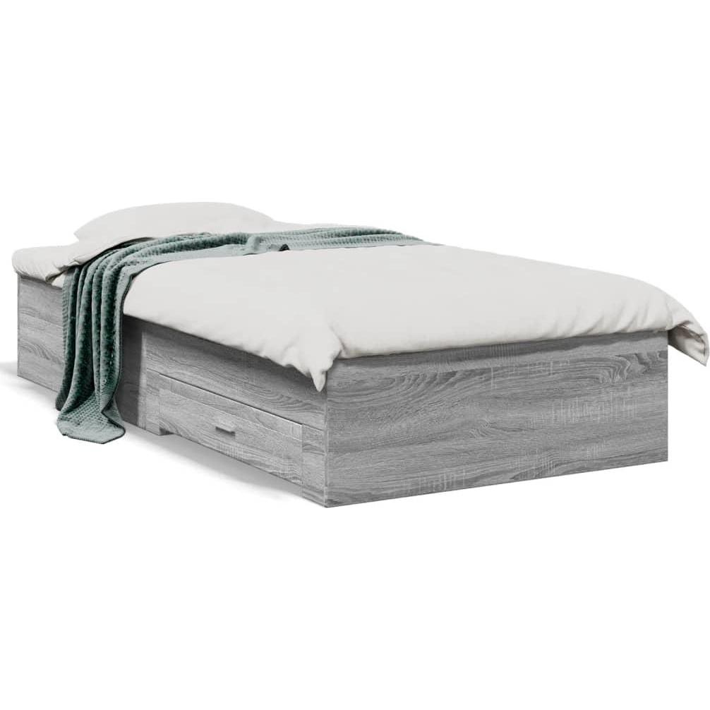 VidaXL, Bett, Bettgestell mit Schubladen (75 x 190 cm)