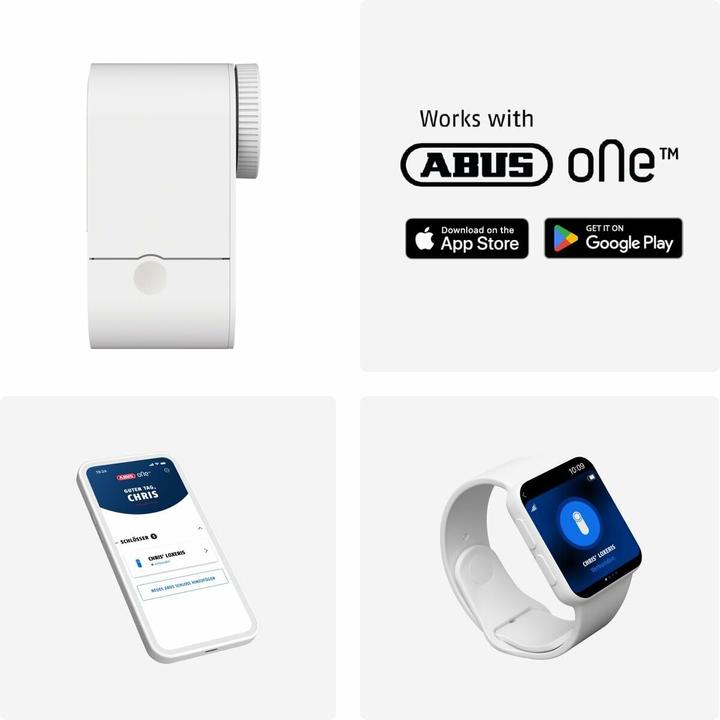Produktbild Abus Loxeris One (EU Zylinder) (Smartphone, Elektronische Zahlenkombination, Fingerabdruck)