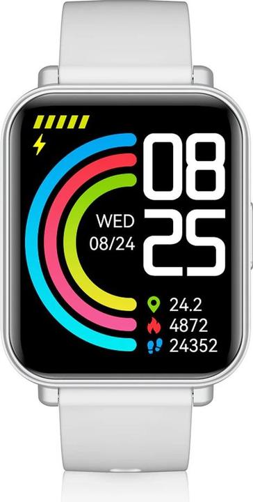 Actual product image Niceboy WATCH 4 Artic Silber / Smartwatch / 1,78" AMOLED / IP67 / BT 5.3