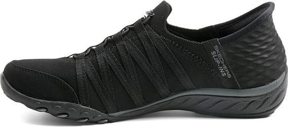 Immagine prodotto Skechers 100593/BBK Breathe-Easy-Roll-With-Me Ladies Sneaker Slipper VEGAN nero (40)