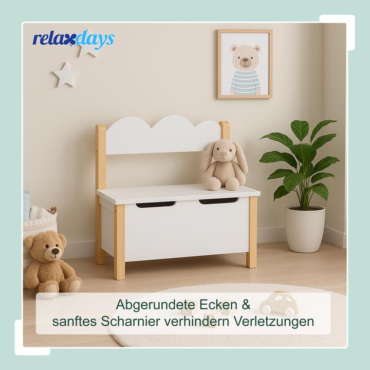 Image du produit Relaxdays Kinderbank mit Stauraum