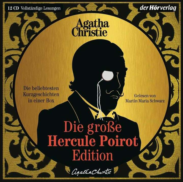 Die grosse Hercule-Poirot-Edition (Martin Maria Schwarz, Agatha Christie, Edith Walter, Sabine Reinhardt-Jost, Peter Naujack, Felix Poelheim, Adi Oes, Maria Meinert, Deutsch)