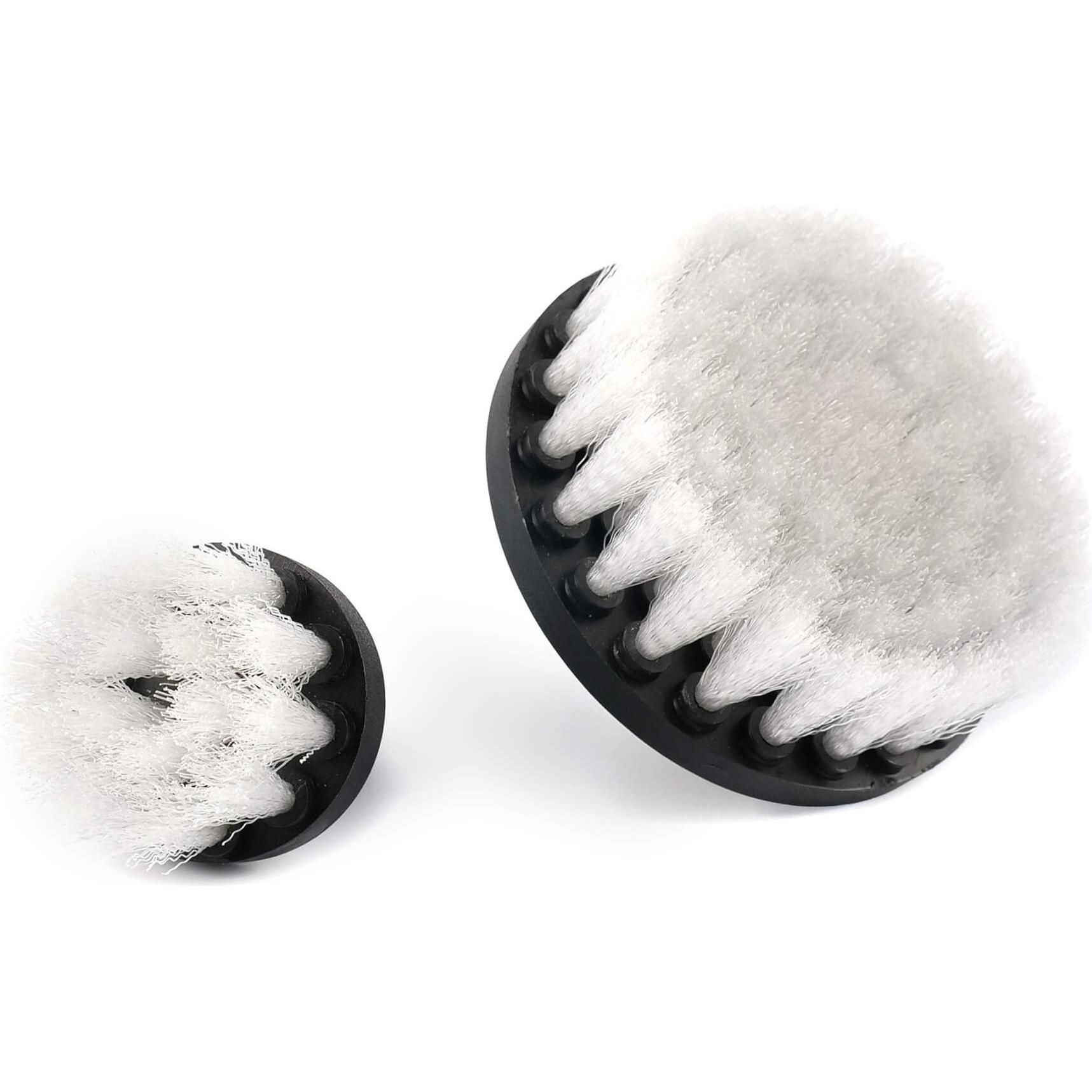 Konjac Sponge, Fahrzeugreinigung Zubehör, Soft Leather & Fabric Drill Brush Set