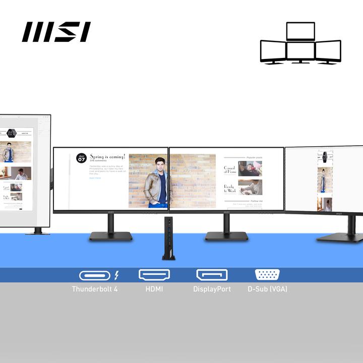 Actual product image MSI PRO DP10 13M-i7 1370P BB (Intel Core i7-1260P)