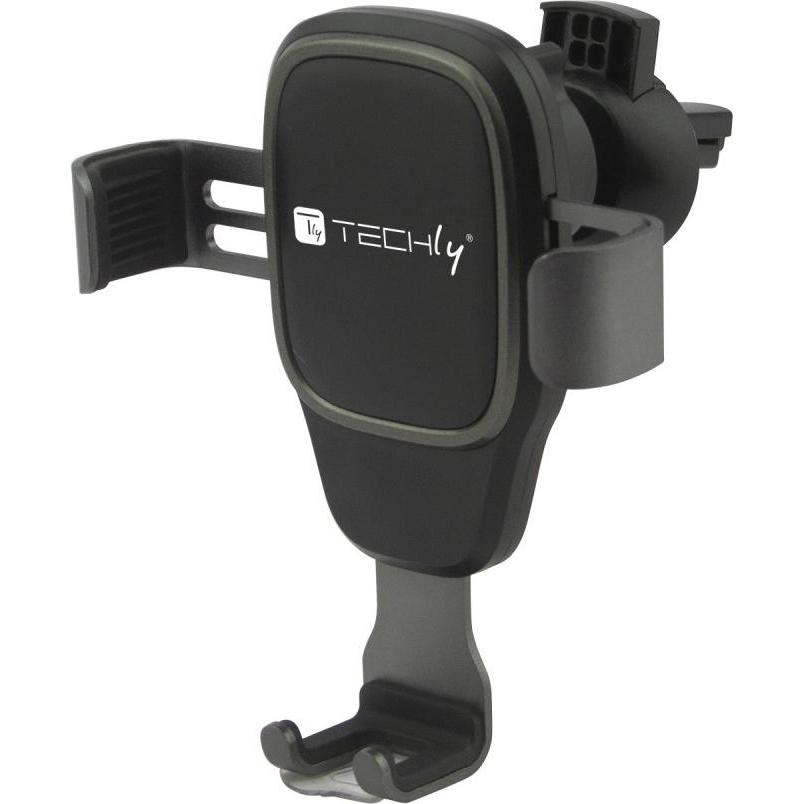 Thumbnail - Techly I-SMART-GRAV, Smartphone Halterung, Schwarz