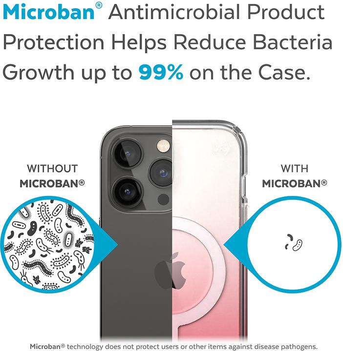 Actual product image speck Presidio Perfect Clear protective case for Apple iPhone 14 Plus (Apple iPhone 14 Plus, Apple iPhone 15 Plus)