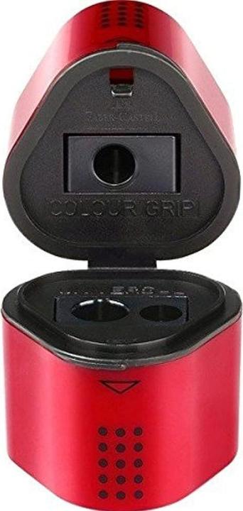 Productafbeelding Faber-Castell Puntenslijper Grip 2001 183801 blauw/braam 10 stuks