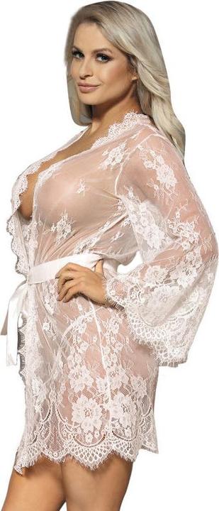 Produktbild Subblime Flared Sleeves Lace Peignoir White S / M. (M)