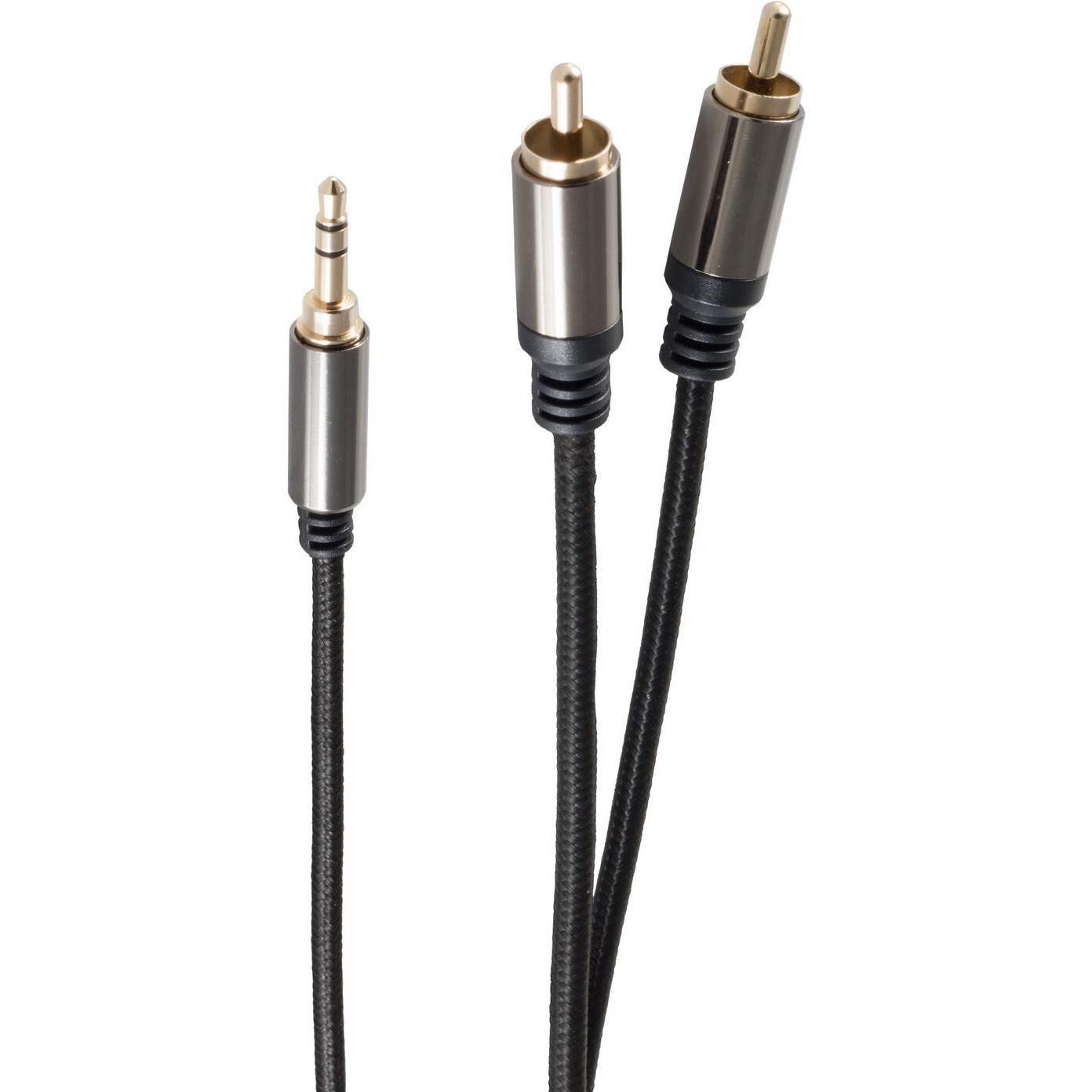 Shiverpeaks BS20-32015. Anschluss 1: 3.5mm, Steckverbinder 1 Geschlecht: Männlich, Anschluss 2: 2 x RCA, Steckv (0.50 m,...