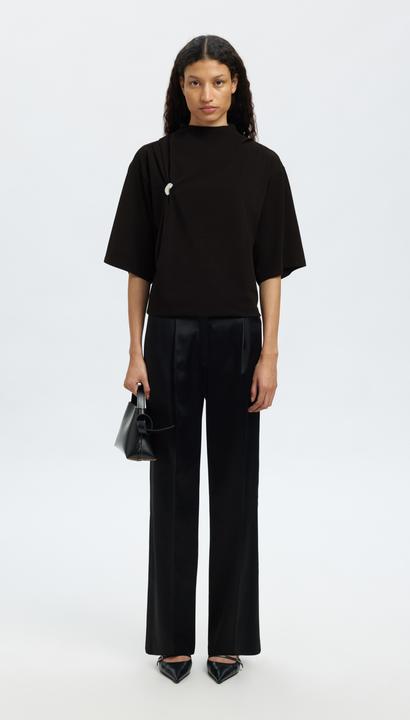 Produktbild Selected High Neck Bluse mit 3/4 Ärmeln (S)