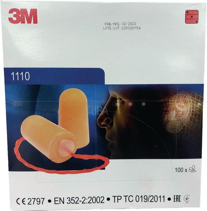 Image du produit 3M Bouchons de protection auditive (100x)