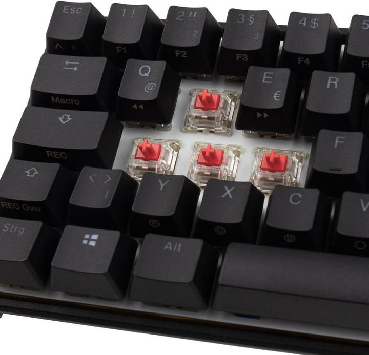 Produktbild Ducky Mecha Pro SF Gaming Tastatur, Cherry MX-Silent-Red (DE, Kabelgebunden)