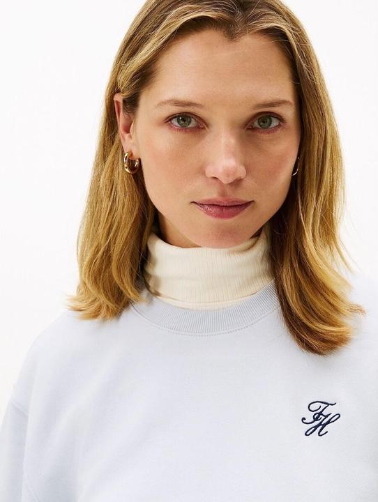 Image du produit Tommy Hilfiger Pullover Sweatshirt Damen TH Script REG Terry SWTSHRT WW0WW49418 (XS)